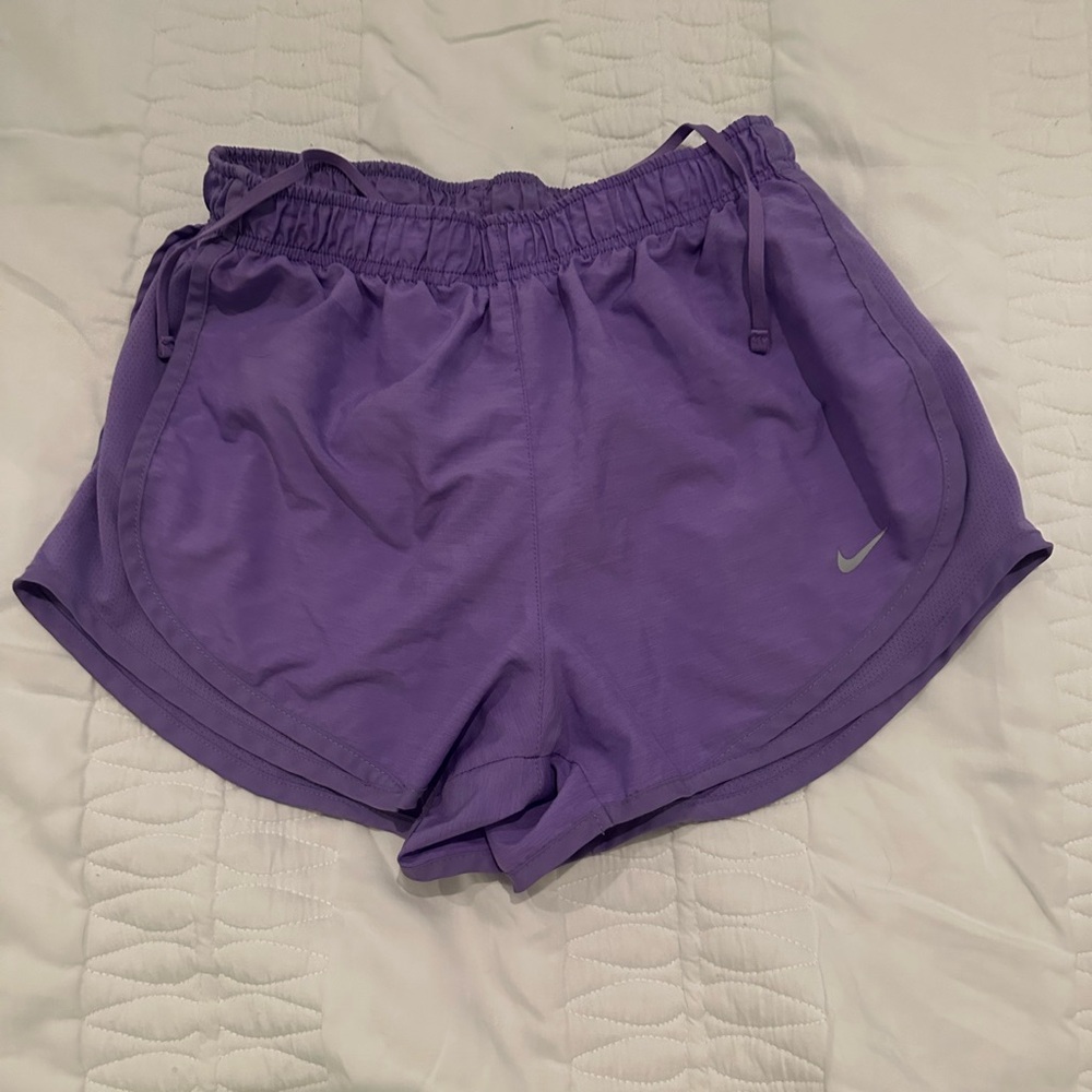 Nike Purple Athletic Shorts Lightweight Elastic Waist